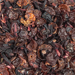 A mound of Berry Blast Herbal Tea, perfect for brewing herbal tea.