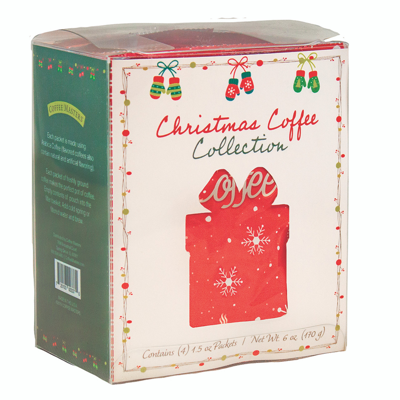 A Christmas Coffee Collection box on a white background.