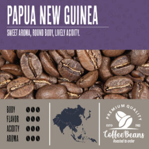 Papua new guinea coffee beans.